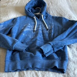 Superdry Vintage Blue Hoodie for Men